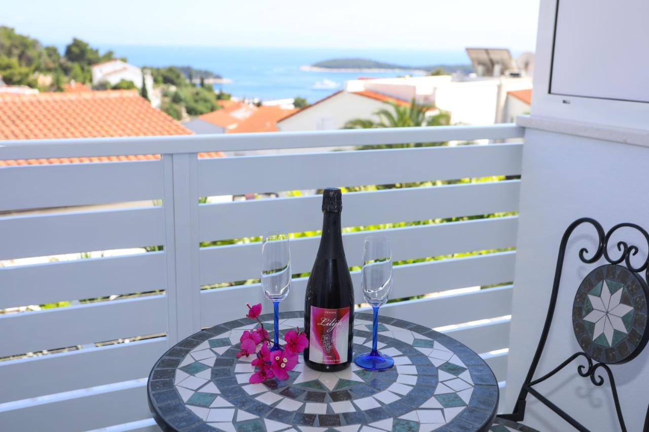 Stella Maris, Hvar - Rooms With A Balcony And A Stunning Sea View Hvar Town Exterior foto
